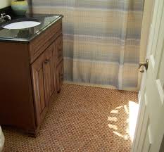 Print Of Cork Floor In Bathroom Eco Friendly And Durable Bathroom Flooring Cork Flooring Bathroom Penny Tiles Bathroom Vintage Bathroom Floor