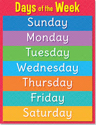 We also have more printable chart you may like: Days Of The Week Chart The Learning Post Toys