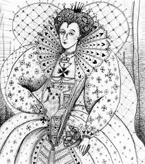 Coloring Pages Queen Elizabeth 1 Page Fun Coloring Pages Heart Coloring Pages Queen Photos