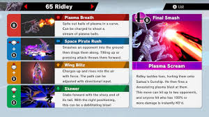I can't get enough of this. Super Smash Bros Ultimate Ridley Moves Gaming Videogames Supersmashbros Smashbrosultimate Smashultimate Fightinggame Super Smash Bros Smash Bros Smash