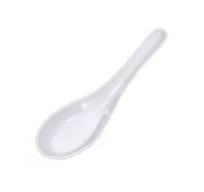 Town 1 oz Chinese Soup Spoon, Melamine White, 5 5/8 in (22801)