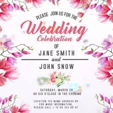 The coordinating printable collection of accessories are coming soon to the shop! 250 Video Invitation Wedding Customizable Design Templates Postermywall
