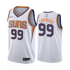 The unique gradient coloring on the jersey was inspired by the iconic. Jae Crowder White Jersey 2020 21 Suns 99 Association 2020 Trade Jersey
