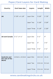 3 x 3 cards cut card bases 6 x 3 Card Sizes And Layers