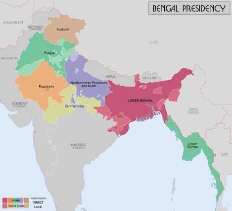 File:Bengal Presidency 1858.png - Wikimedia Commons