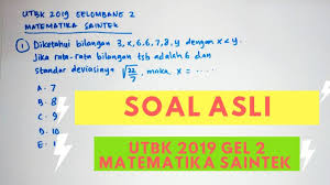 Download soal utbk dan pembahasan gratis. Contoh Soal Utbk2019 Pembahasan Soal Asli Utbk 2019 Gelombang 2 Matematika Saintek Icpns