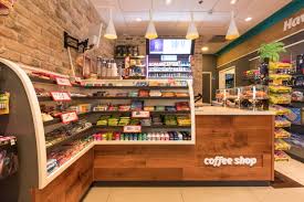 A Gas Station Convenient Store In Petach Tikva Israel It S The Third Of Seven Retail Gas Sta Grocery Store Design Store Design Interior Retail Store Design