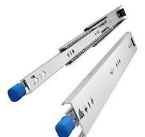 48mm Soft Closing Drawer Slider Table Extension Telescopic Rails Slide Ball Bearing Drawer Slide
