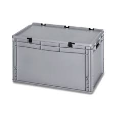 Bac gerbable à couvercle comparez les caracteristiques et produits. Bac Gerbable Norme Euro Couvercle Gris Ral 7001 L 60 X P 40 X H 33 5 Cm L Unite Rouxel