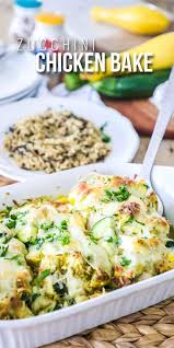 Take pan off heat and stir in the cheddar cheese. Chicken Zucchini Casserole Easy Family Recipes