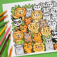 See three lions stock video clips. Lions And Tigers And Bears Free Kawaii Colouring Page