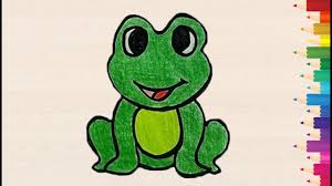 In the very first step of easy frog drawing. How To Draw A Frog For Kids Easy Drawing Youtube