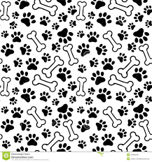 Black And White Paw Print Wallpaper Seamless Background Pet Paw Print Bone Vector Bones 34869848 Jpg 1300 1388 Paw Print Background Pet Paw Print Dog Paw Print