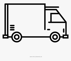 Top 25 truck coloring pages: Delivery Truck Coloring Page Camion Dibujo Png Transparent Png Kindpng