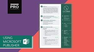 Cara buat resume guna microsoft publisher. Template Design Tutorial For Resume Cv Microsoft Publisher Pdf Youtube