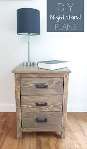 Diy Nightstand In 2020 Diy Nightstand Nightstand Plans Bedside Table Plans