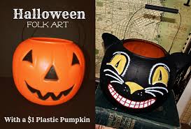 Amosfun plastic pumpkin bucket halloween sweet holder bucket halloween nightclub. 12 Brilliant Crafts To Transform Dollar Store Plastic Pumpkin Buckets Plastic Pumpkin Pails