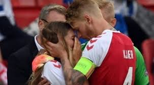 Полузащитникът на дания кристиан ериксен вече е в съзнание и е в стабилно състояние. Pstq1p93esdbsm