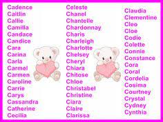 Most chinese characters have a meaning that can be translated into english, but chinese names are often not fully translatable. Girls Names Starting With C Where They Come From And What They Mean Baby Girl Names Girl Names Baby Names