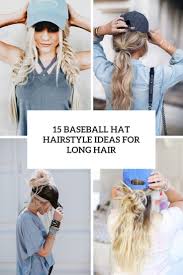 Laser hat manufacturers claim their devices help you grow thicker and healthier hair in as little as three months. 15 Baseball Hat Hairstyle Ideas For Long Hair Styleoholic