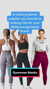 A clothing blanks supplier you should check out if you are looking for  athleisure/gymwear. Find out how to find a CLOTHING manufacturer for you to  use for your clothing brand.