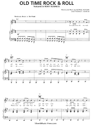 Play single notes or chords with keyboard, mouse or touchscreen (seven contact me directly if you are interested. Old Time Rock And Roll Sheet Music Piano Chords Sheetmusic Free Com