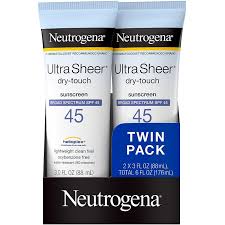 Neutrogena Ultra Sheer Dry Touch Sunscreen Spf 45 Twin Pack Ulta Beauty