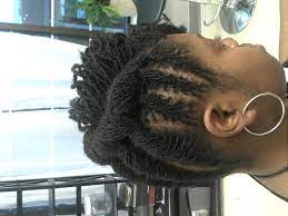 Naturalnikkidst S Sisterlocks Blog The Crown Rose Water Sisterlocks Update Sisterlocks Styles Updo Hair Styles Locs Hairstyles