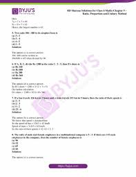 Ratio and proportion word problems worksheet with solutions. Rd Sharma Solutions For Class 6 Chapter 9 Ratio Proportion And Unitary Method Download Pdf