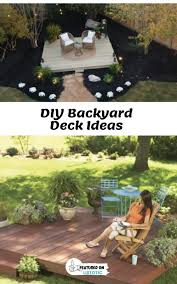 If you add a step to your ground level deck. Inviting Diy Backyard Deck Ideas On A Budget Listotic