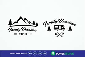 Download Family Vacation Vector Design Svg Dxf Eps Png Cut Files 108724 Svgs Design Bundles