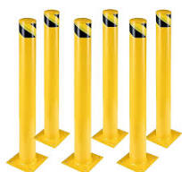 Amazon.com: Safety Bollard, 6 Packs 48 Inch Height Bollard ...