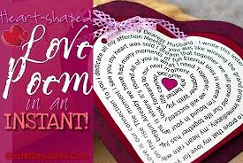 Love Poem In An Instant Valentine Day Love Happy Hearts Day Valentine Day Crafts