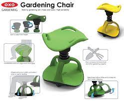 Gardening Chair Mobility Gardening Aid For Boomers By Han S Hong Garden Chairs Garden Tools Best Garden Tools