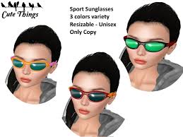 Second Life Marketplace Ct Sport Sunglasses Resizable Unisex