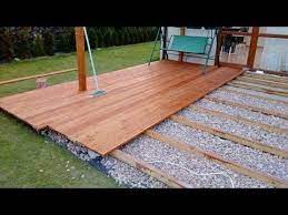 Access to it from the second deck will just be patio stones will be an after thought, im sure there will be a lot of tweaking over the summer after its all set up. Ground Level Deck Kadinhayat Org Deck Designs Backyard Patio Deck Designs Ground Level Deck