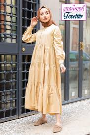 Lamelif Hakim Yaka Firfirli Elbise Bej Lamelif Elbise 2020 Elbise Elbise Modelleri Moda Stilleri