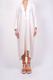 Black Crane Double Gauze Dress Eggshell Gauze Dress Black Crane Dresses