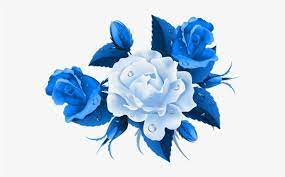 Blue Rose Png Vector Flower Wreath Illustration Rose Flower Png Free Watercolor Flowers