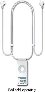 Best Buy Apple In Ear Lanyard Headphones For Apple Ipod Nano Ma360g A