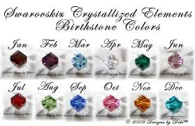 Designs By Debi Handmade Jewelry Swarovski Crystal Birthstones