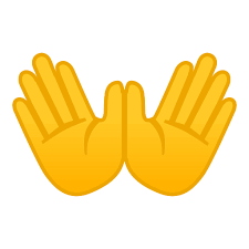 Open Hands Emoji Meaning With Pictures From A To Z