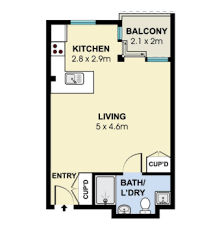 Average size of 1 bedroom apartment in sydney. Pint Sized Property Is A Studio Apartment A Good Or Bad Investment