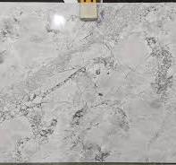 Super White Marble Slab – Cloudy White with Grey Veining ...
