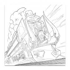 736 x 604 file type: Judas Priest Motorhead Coloring Books Feature Classic Album Art