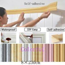 Home 3d Self Adhesive Decor Wall Molding Skirting Line Mural Border Sticker Us Moldings And Trim Wall Decor Stickers Flexible Molding
