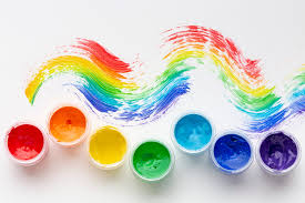 Pelangi terbentuk dari cahaya matahari yang mengenai beberapa titik air hujan. Warna Dalam Bahasa Jerman Fitri Ananda