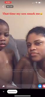 That time my son snuck me😩😭