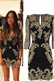 Black And Gold Long Sleeve Prom Dress Outlet Excellent Long Sleeves Prom Dresses Long Prom Dresses Black Prom Dre Prom Dresses Long With Sleeves Homecoming Dresses Short Prom Dresses With Sleeves