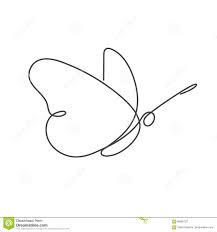 Photo About Continuous Line Butterfly Vector Illustration White One Line Drawing Concept For Logo Car Butterfly Line Drawing Black Ink Art Butterfly Tattoo
